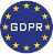 GDPR compliance certification badge